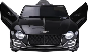 Aosom Licensed Bentley EXP12 Kids Electric Car with Parent Remote Control, 12V Ride on Car with Butterfly Doors, Startup Sound, Suspension, MP3 Player, Songs, Horn, Lights, Black