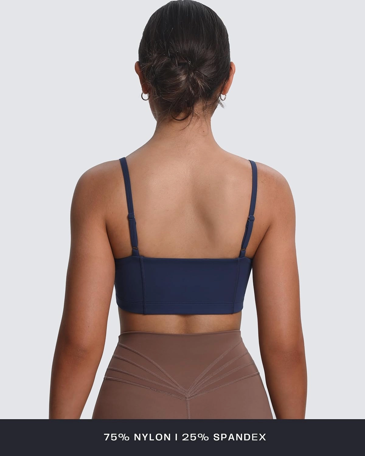 Aoxjox Women's Workout Bandeau Sports Bras Training Fitness Running Yoga Crop Tank Top