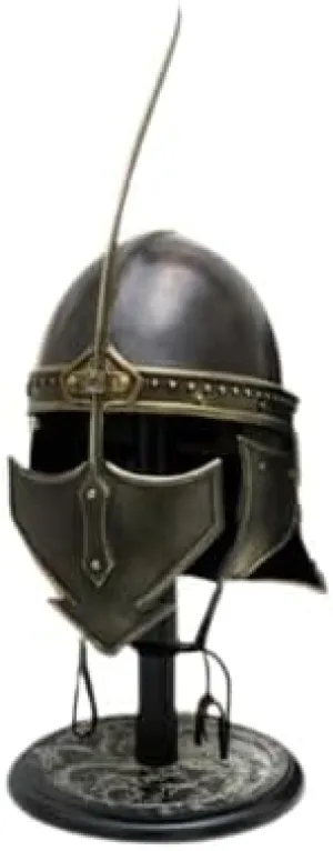 Armor Unsullied Helmet Game of Thrones Inspired Antique Mother of Dragons Worrier Headpiece Black