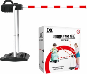 ARTFILIF Road Lifting Rod Toy - Simulated Manual Parking/Gate/Road Barrier Operator, Educational Toy for Kids, Parent-Child Interactive Road Toy with Reflective Safety Tape