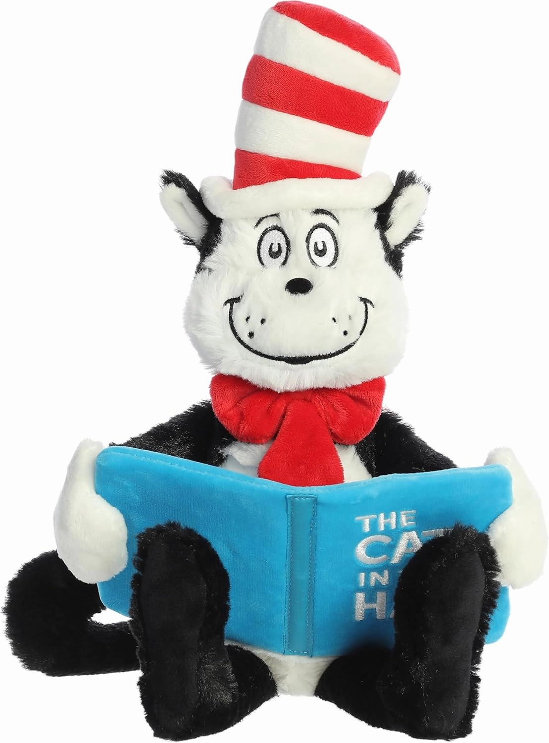 Aurora® Whimsical Dr. Seuss™ Storytime Cat in The Hat Stuffed Animal - Magical Storytelling - Officially Licensed - Black 17 Inches