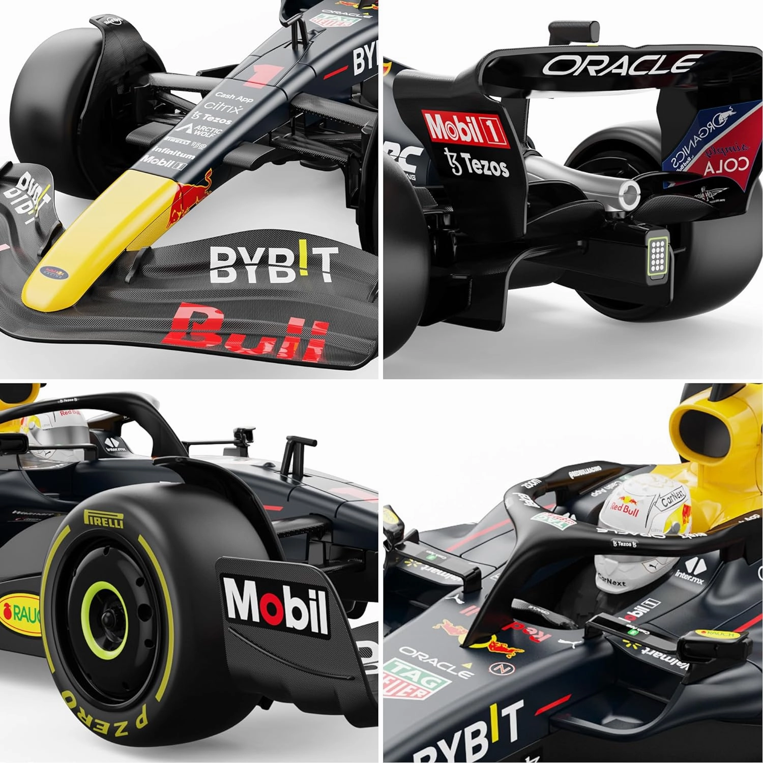 Authentic Licensed 1:12 F1 RedBull Rb18 Car Remote Control Car - F1 Collection RC car Series for Kids and Adults - 2.4GHz RC Car for Gift (1:12 RedBull Rb18(NO.1))
