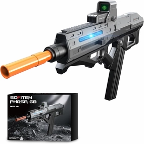 Automic Gel Ball Blaster High Speed of 180 FPS Gel Gun Blaster with Stylish Running Lights & 40,000 Rounds Electric Toy Gun Easter Birthday Gifts for Age 14 