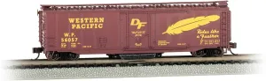 Bachmann Trains - 50' Plug Door Track Cleaning Box Car - Western Pacific™ - N Scale