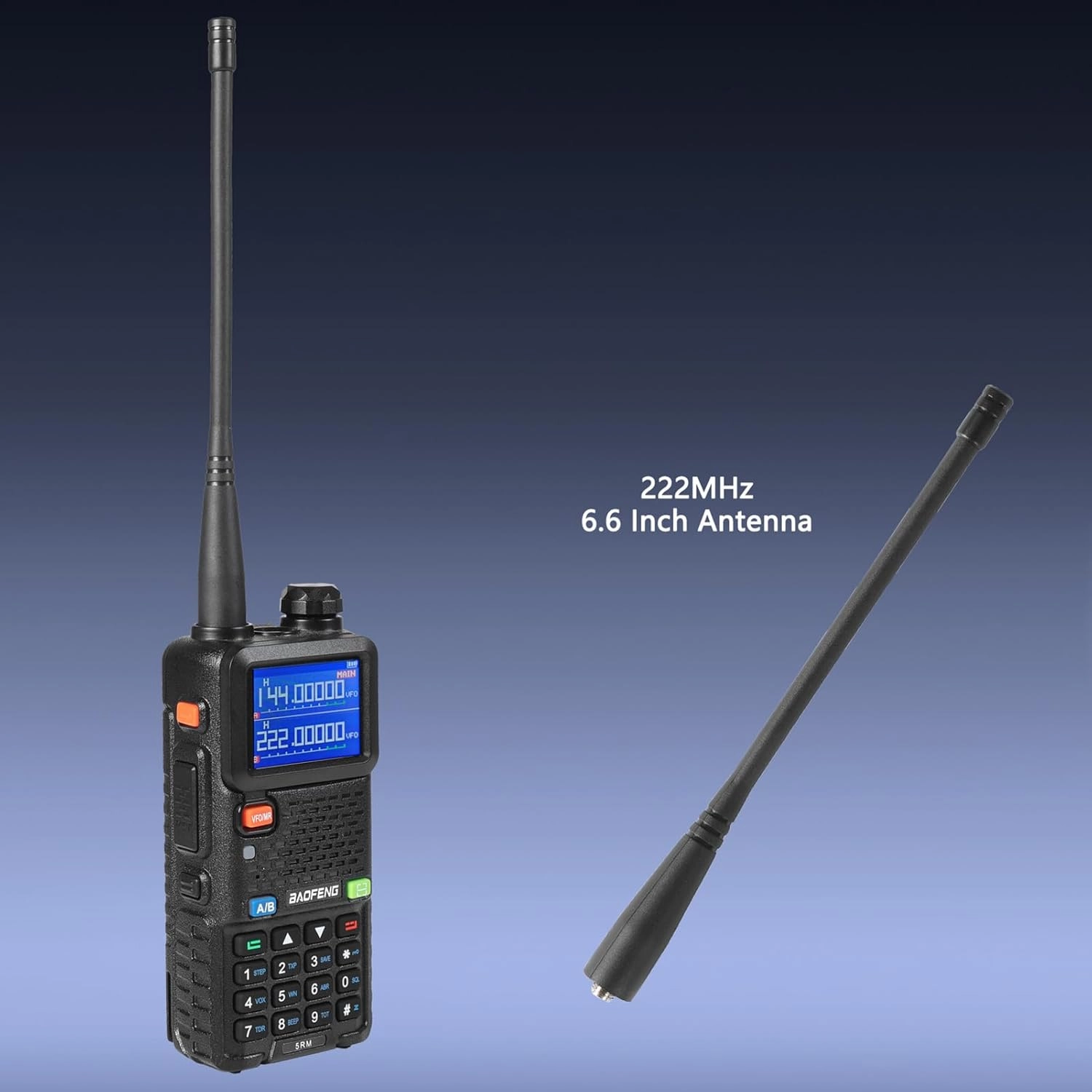 BAOFENG Radio 5RM 10W Ham Radio Long Range Handheld Tri-Band 2 Way Radio Rechargeable Walkie Talkies for Adults, Agriculture, Construction, Education, Golf Course, Security (Black, 10 Pack)