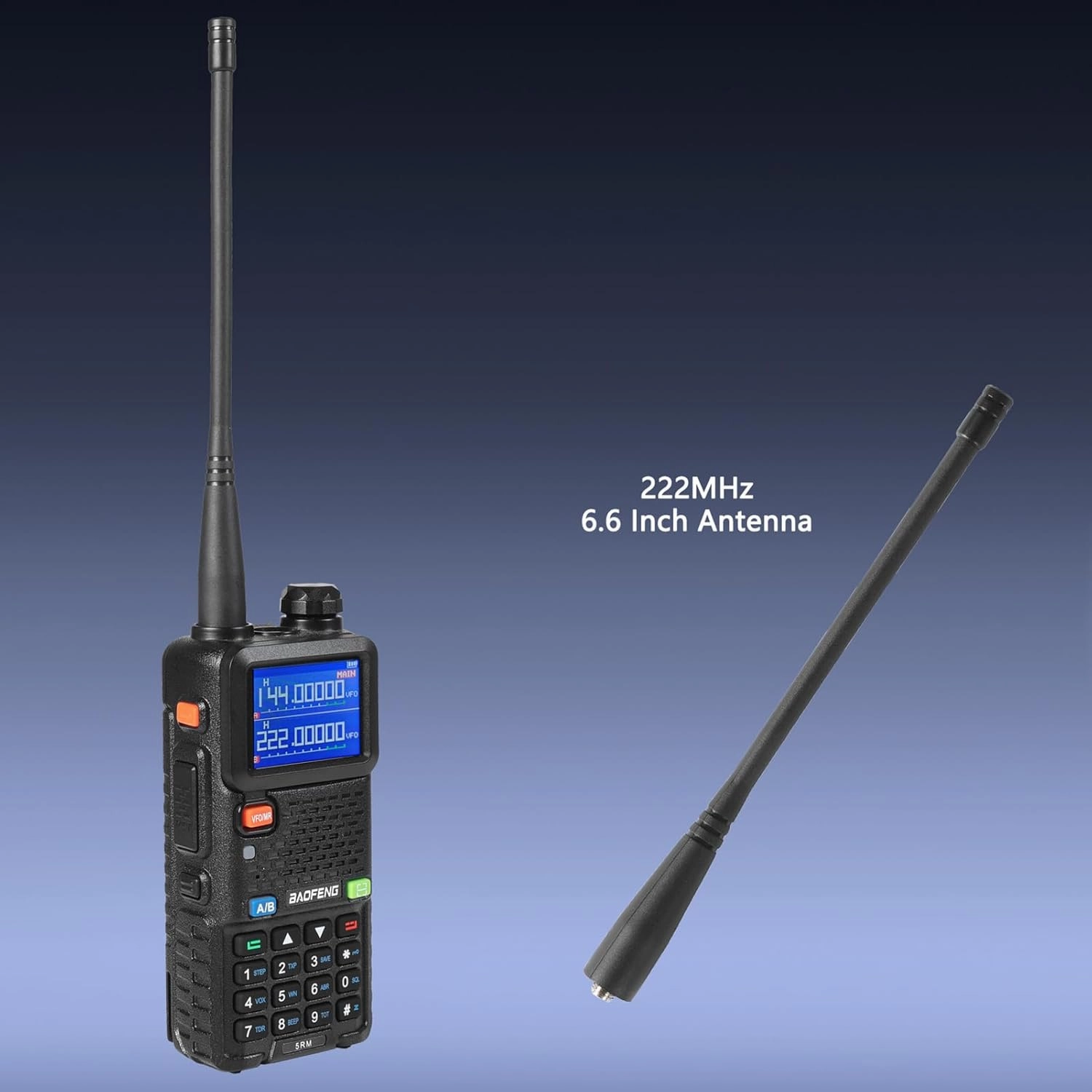 BAOFENG Radio 5RM 10W Ham Radio Long Range Handheld Tri-Band 2 Way Radio Rechargeable Walkie Talkies for Adults, Agriculture, Construction, Education, Golf Course, Security (Black, 10 Pack)