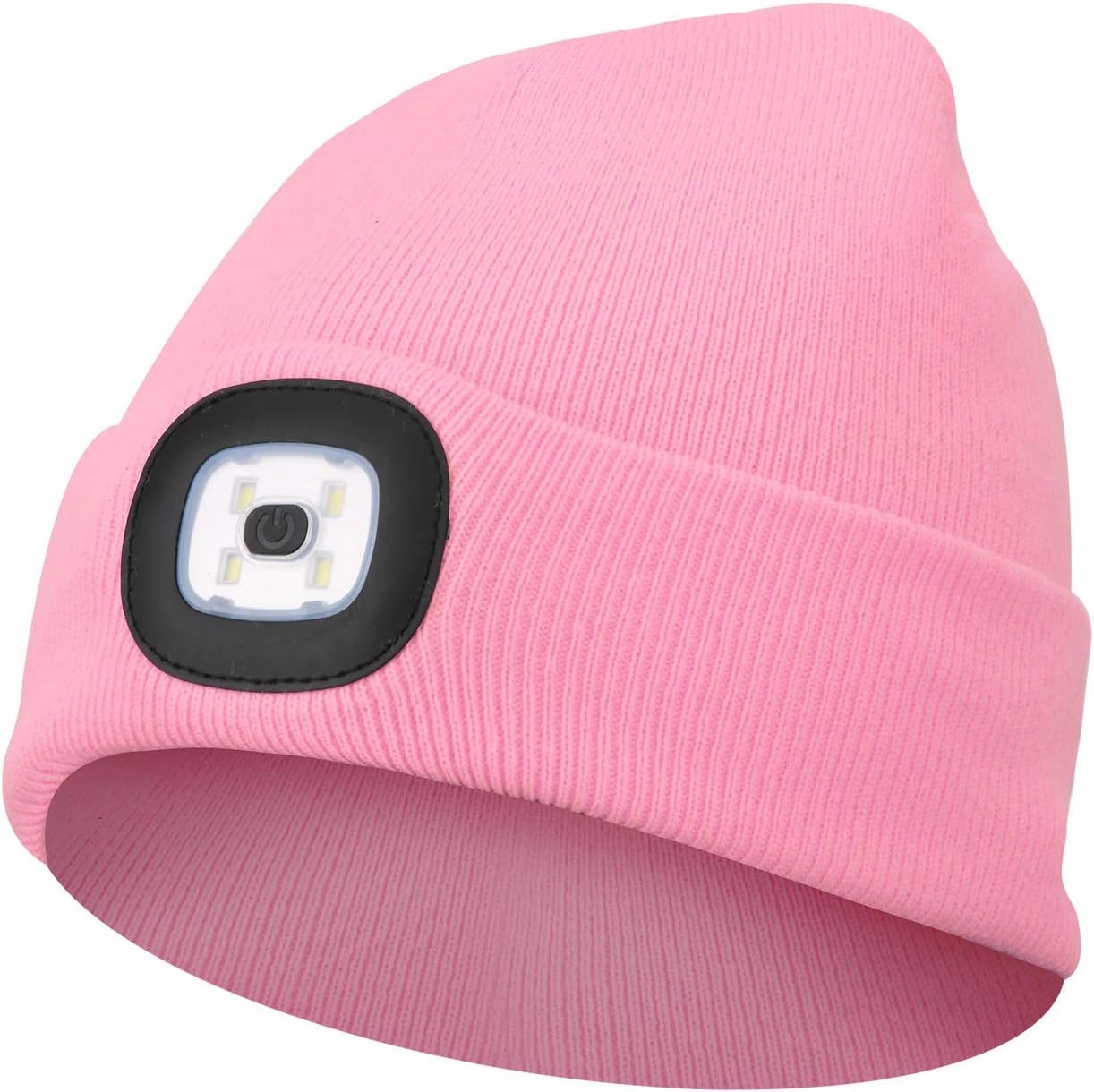 Beanie Hat with Light Unisex LED Beanie Hat with Light USB Rechargeable Running Hat Alpine Cap Gift for Men and Women Teens