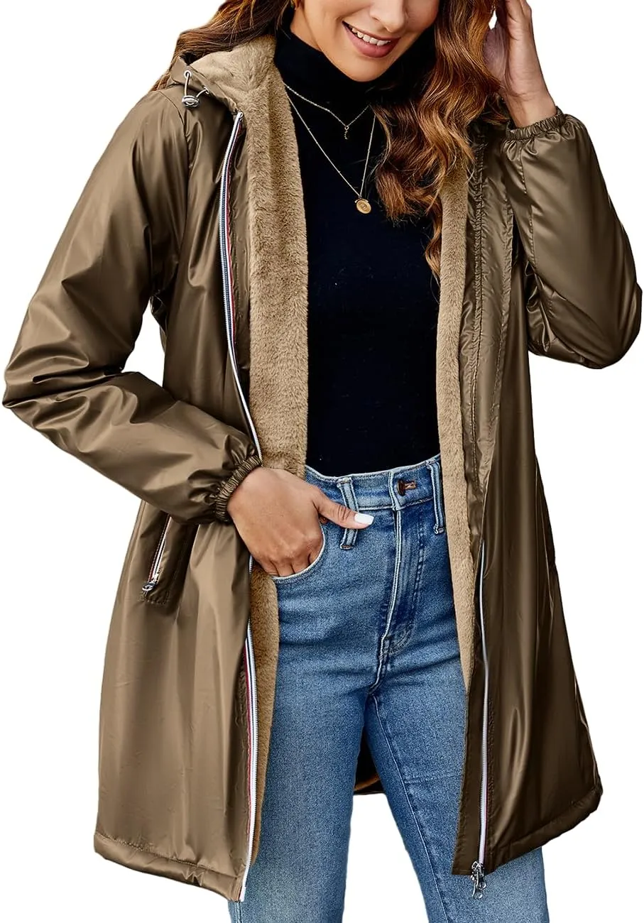 Bellivera Women Lightweight Coat Short Quilted Puffer Long Sleeve Belted Jacket Pockets