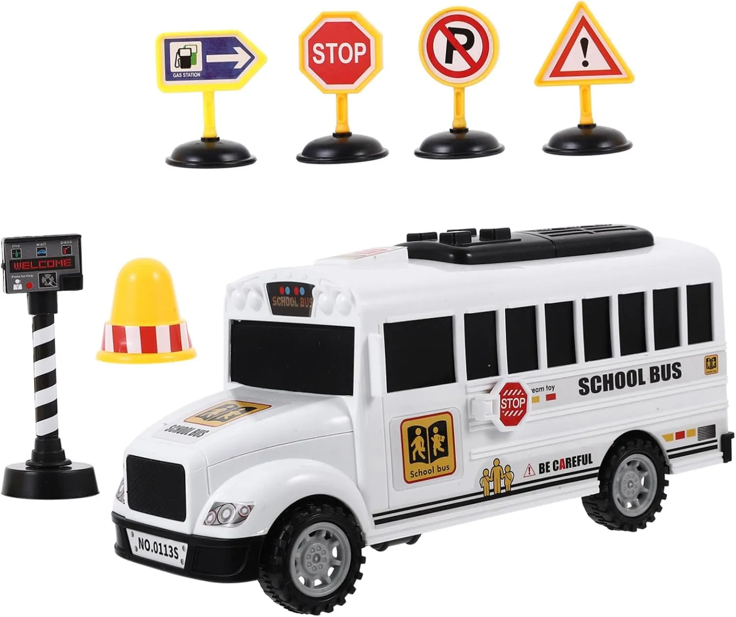 BESPORTBLE 1Set Pull Bus for Friction Powered Car for Party Favors and Birthday Safe and Easy to Play