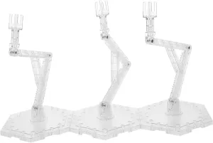 BESPORTBLE Versatile Action Figure Stand 3-head Base Assembly for Dolls Models Display Holder