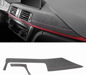 Betterhumz for Alcantara Car Dashboard Panel Trim Cover for BMW F30 F31 F32 F36 F34 3 4 Series 2013-2019 Center Console Dash Sticker Car Styling Tuning Accessories