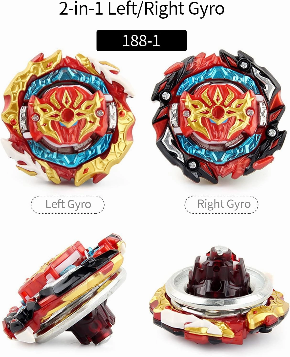 Bey Battling Top Blade Battle Set, B-188 Astral Spriggan Spinning Top Set with Launchers, Toy Gift for Boys Kids Children Ages 6 