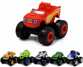 Blaze The Monster Machines, 6Pcs Monster Truck for Children, Truck Vehicles Toys, Machines Gifts for Kids