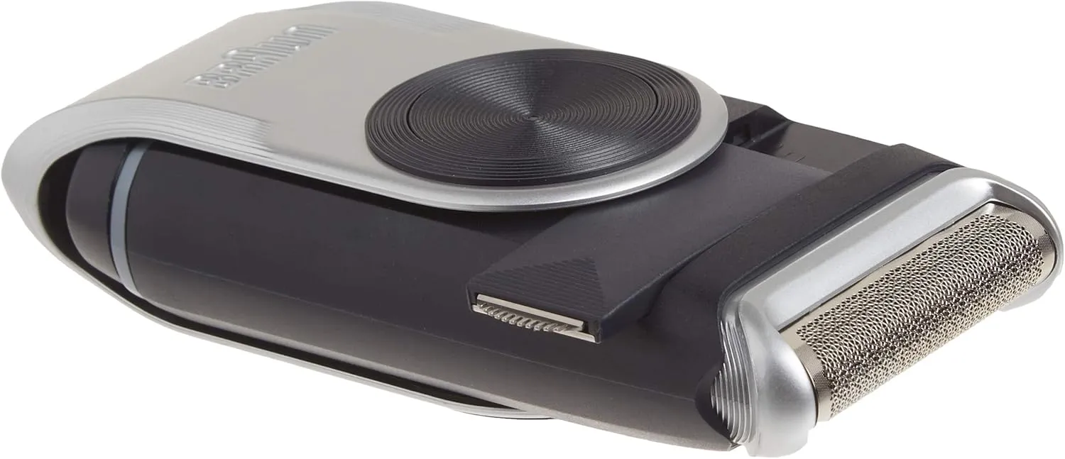 Braun Electric Razor for Men, M90 Mobile Electric Shaver, Precision Trimmer, Washable