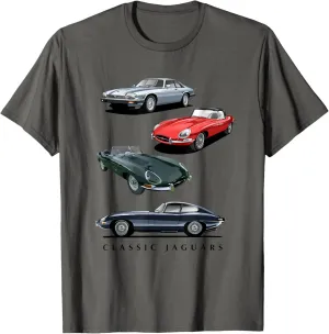 British Sports Cars - Classic Jaguars T-Shirt