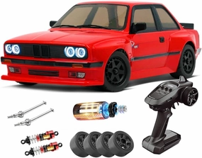 Brushless RC Drift Car,1/10 2.4G RTR Remote Control Car For Adult, 4WD Off-Road Racing Car, 70KM/H High Speed All-Road Electric Hobby RC Toy Truck, With 2s Battery, Metal Parts, Compatible Wit
