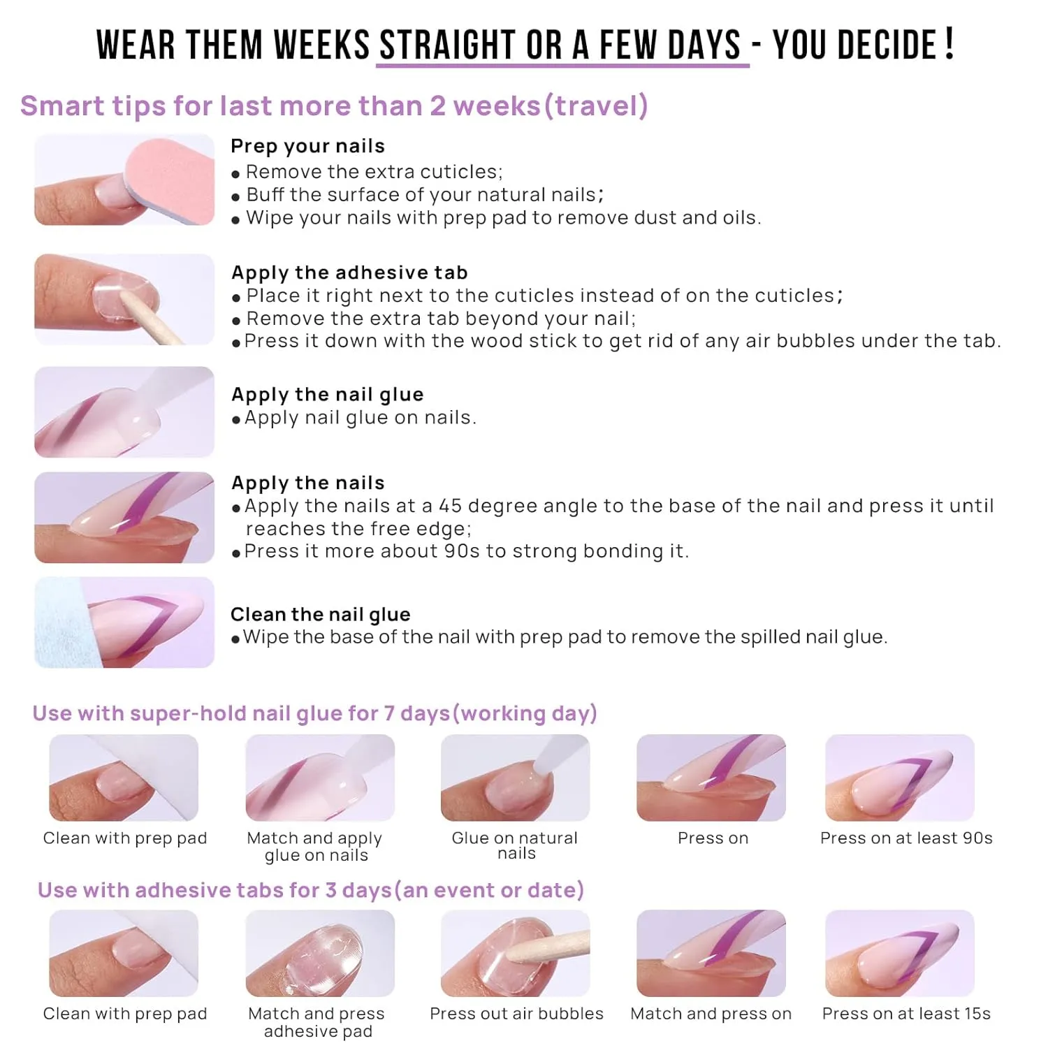 BTArtbox Press On Nails Almond - Spring Cat Eye Press On Nails Medium, French Tip Soft Gel Nails for Daily Nail Art, Fake Nail Extensions In 15 Sizes - 30 Nail Kit, Liquid Radiance