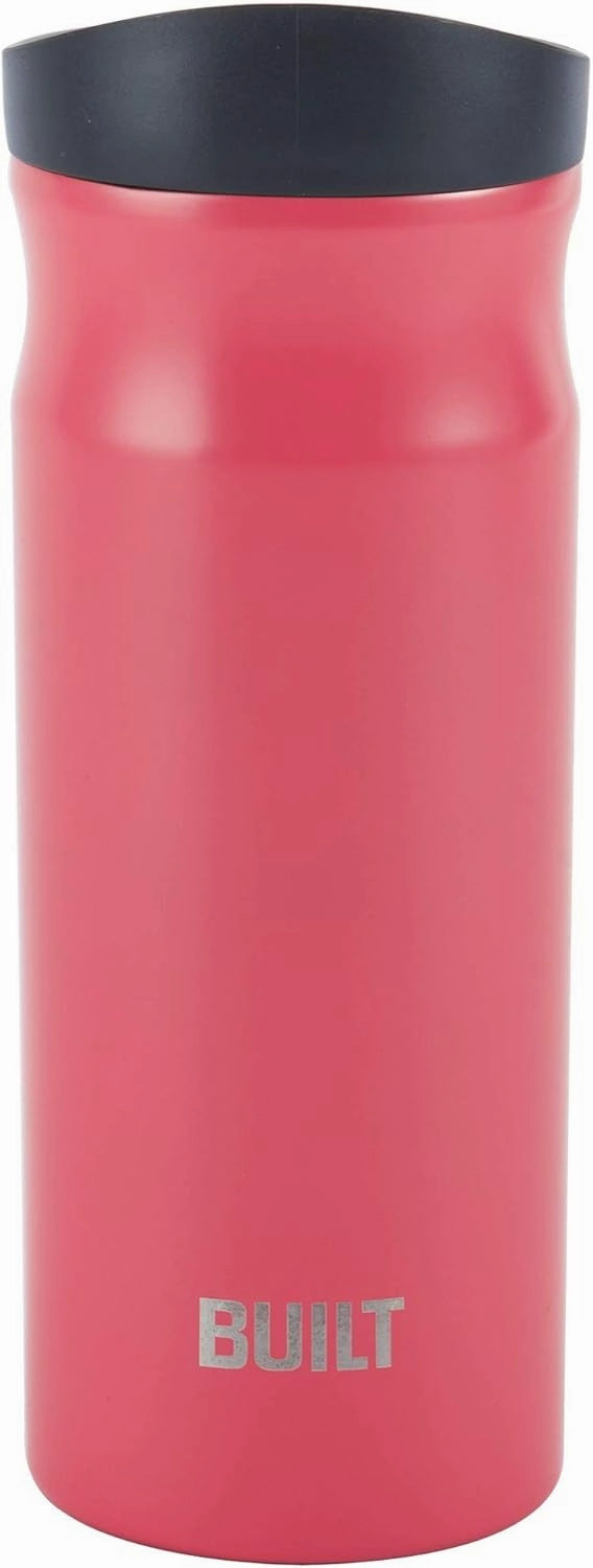 BUILT 20 Ounce Tiltseal Rise Double Wall Stainless Steel Bottle Living Coral 5253193