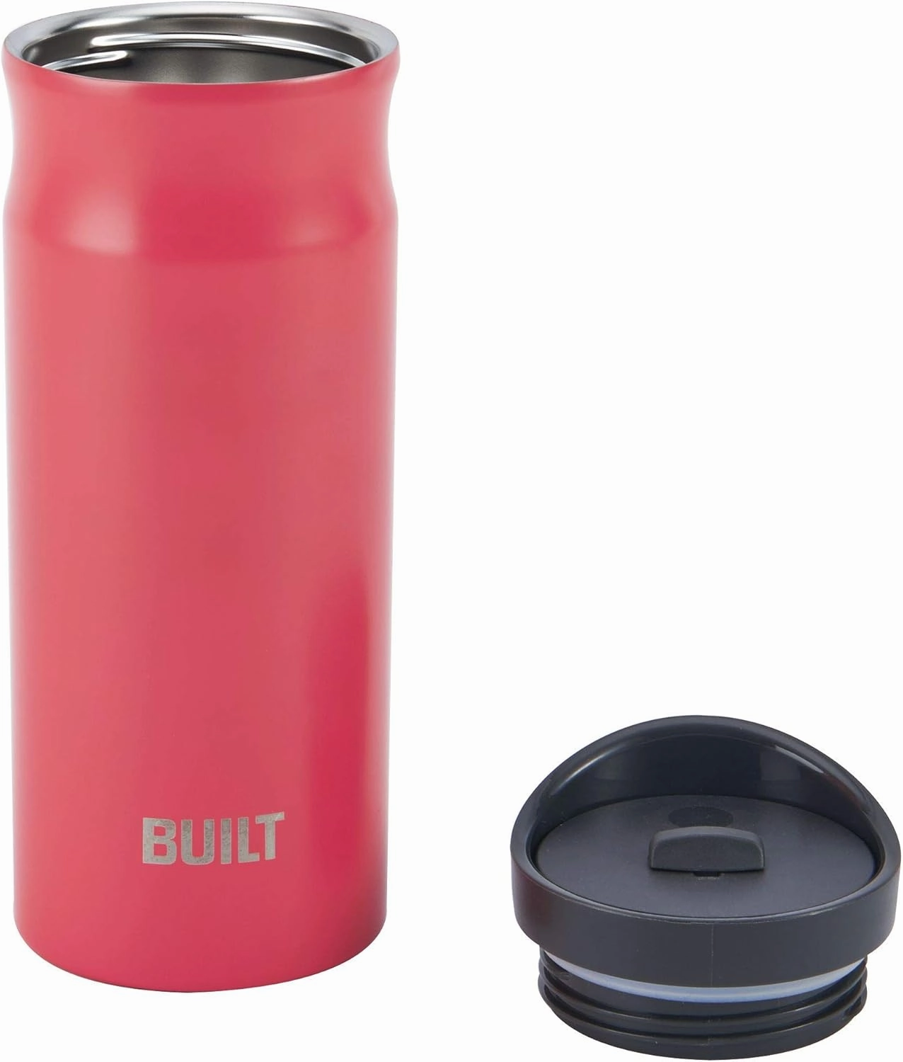 BUILT 20 Ounce Tiltseal Rise Double Wall Stainless Steel Bottle Living Coral 5253193