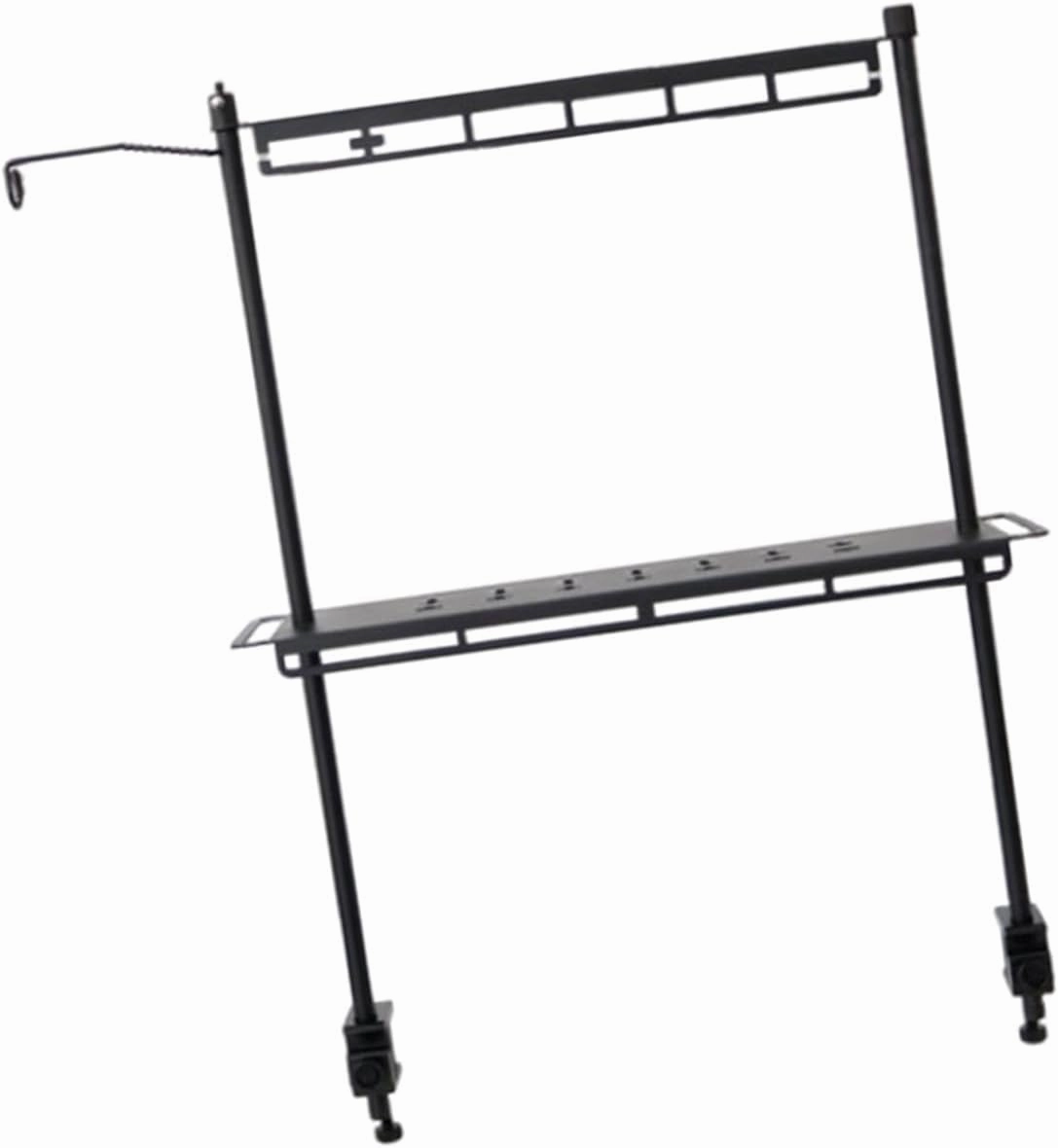 Camping Lantern Stand with Table Clamp - Stable Versatile Desktop Storage Rack for Travel Backpacking Hiking BBQ Picnic