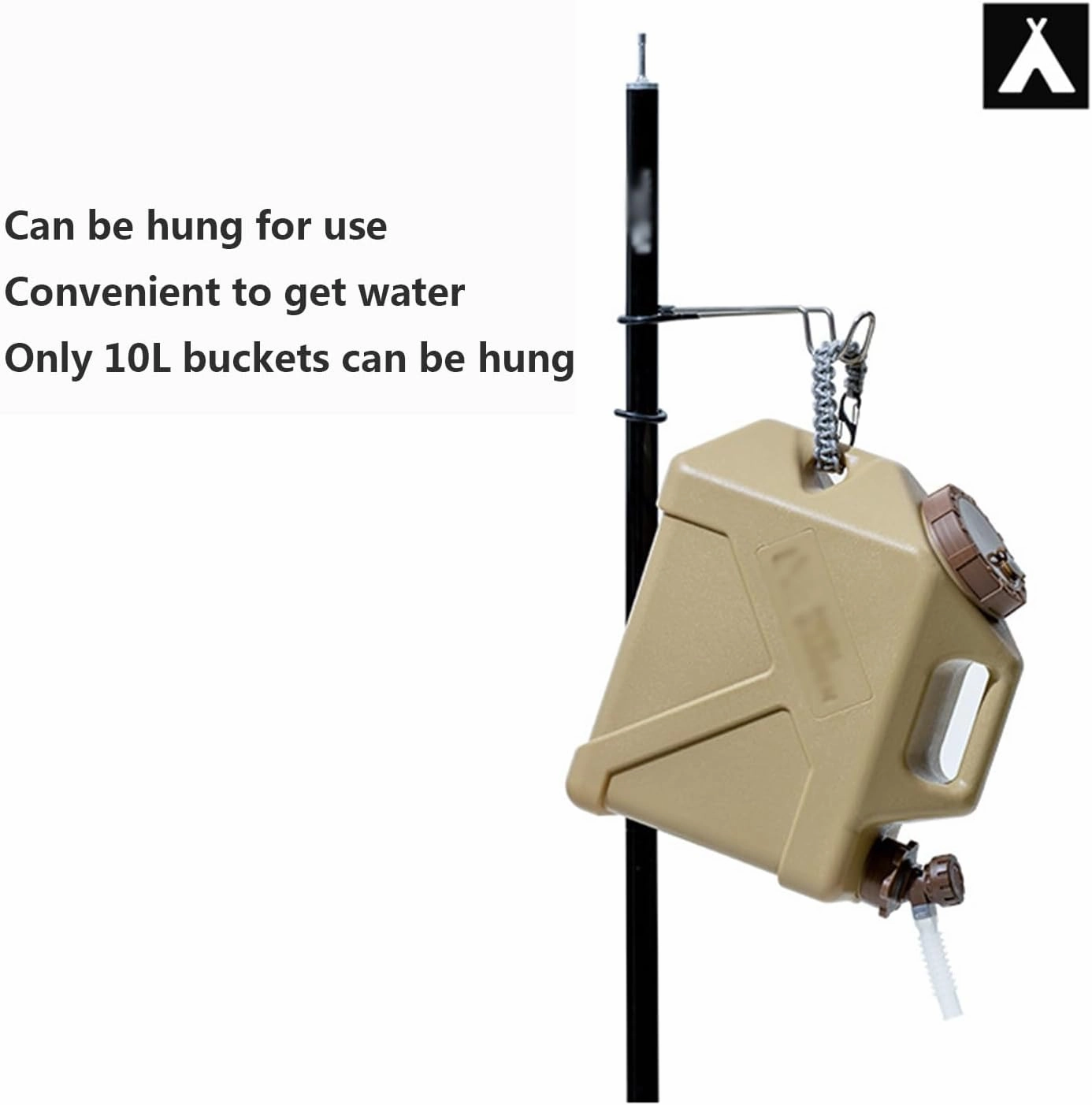 Camping Water Container with Spigot BPA Free Water Jug with Tap Water Storage Carrier Water Tank Portable Emergency Water Storage for Camping Vehicle Car Hiking Hurricane Supplies