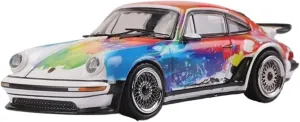 Car Ornaments 1:64 for Porsche 911 Carrera Artistic Painting Simulation Alloy Car Ornament Model Suitable As Gifts Miniature Models