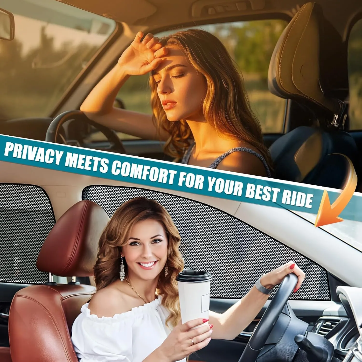 Car Window Shades for Maxus D60 2019 ,Privacy Sun Shade Set for Front Windshield Side and Rear Windows,Keep Your Car Cooler,Triangle 2PCS
