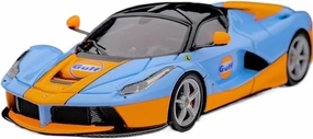 Car Ornaments 1:64 for Prancing Horse Lafayette Gulf Painting Resin Car Models Static Display for Collectors Miniature Models