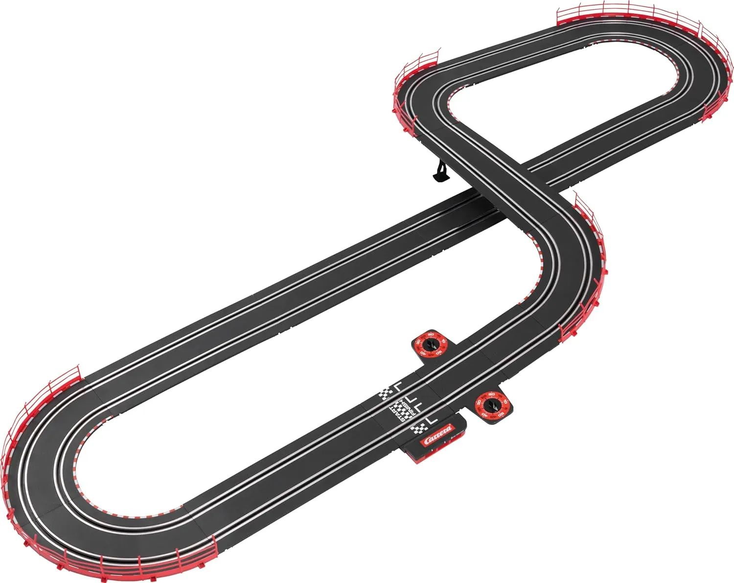 Carrera GO Electric Powered Slot Car Racing Kids Toy Race Track Set 1:43 Scale, Flying Lap
