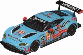 Carrera 27743 Aston Martin Vantage GTE TF Sport 4 Horsemen Racing No. 33 1:32 Scale Analog Slot Car Racing Vehicle Evolution Slot Car Race Tracks