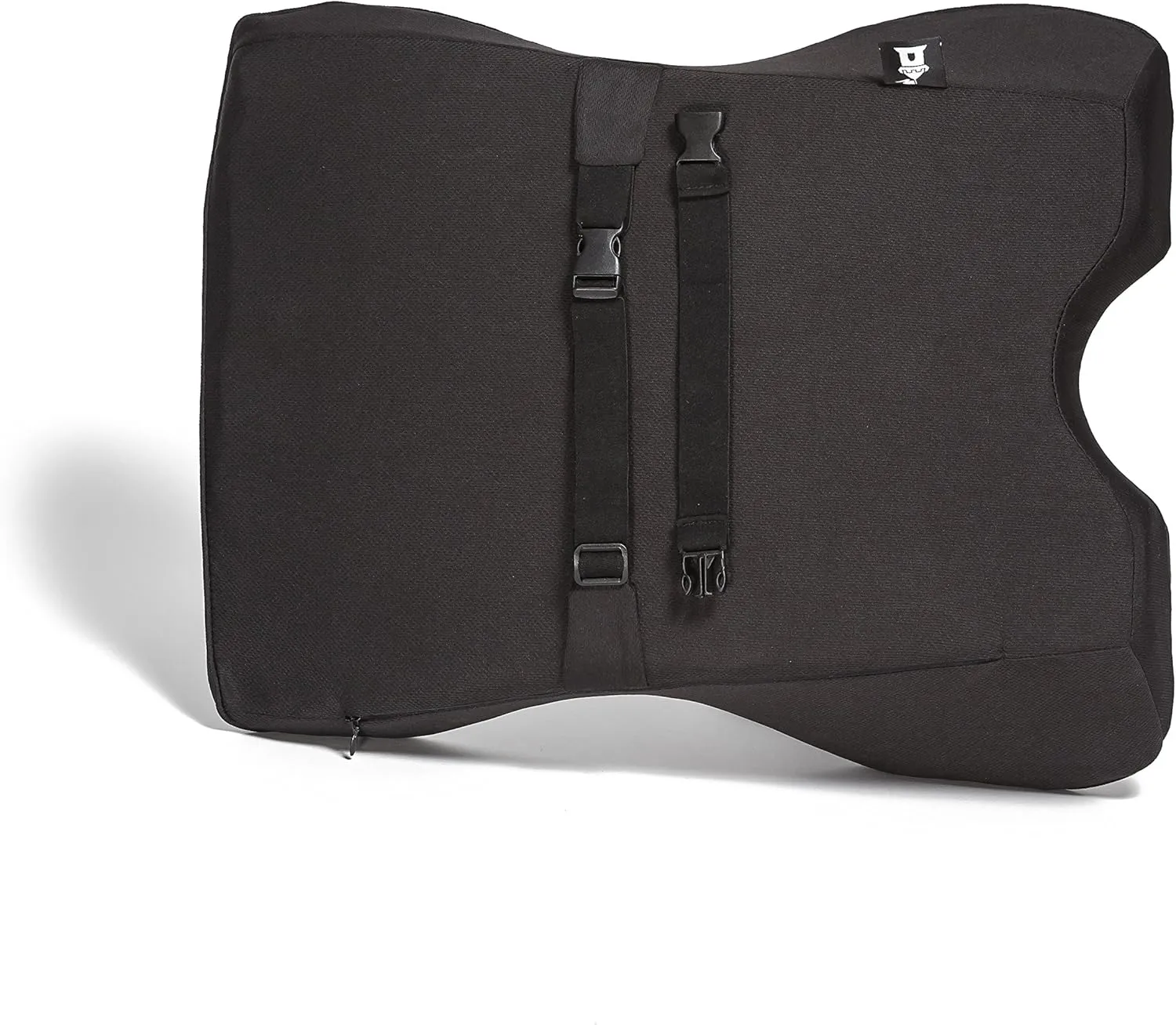 Castle Knight Soft Memory Foam Back Cushion - Tapered Support More Foam in The Lower Back and Less Foam in The Middle and Upper Back for Home, Office, Auto, and Travel (Knight Size, Nightfall)