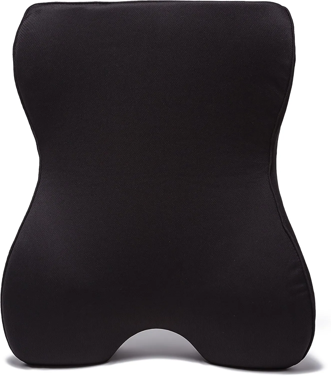 Castle Knight Soft Memory Foam Back Cushion - Tapered Support More Foam in The Lower Back and Less Foam in The Middle and Upper Back for Home, Office, Auto, and Travel (Knight Size, Nightfall)