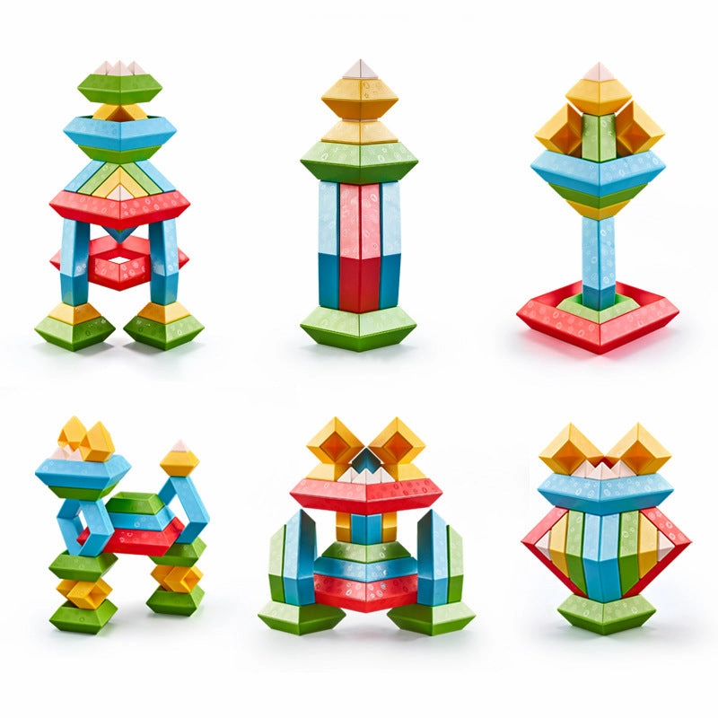 Child - Friendly Montessori Stacking Blocks