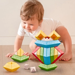 Child - Friendly Montessori Stacking Blocks