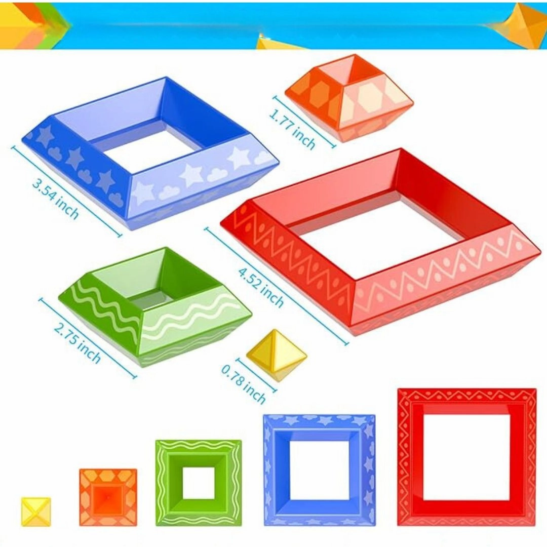 Child - Friendly Montessori Stacking Blocks