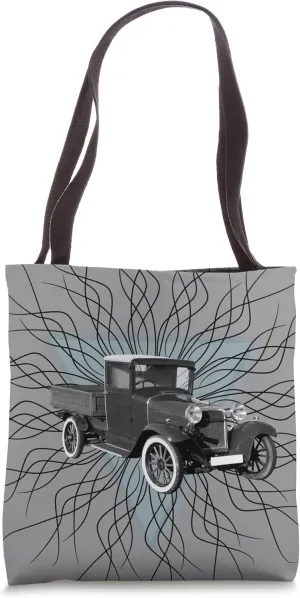 Classic Hot Rod Car Design Tote Bag