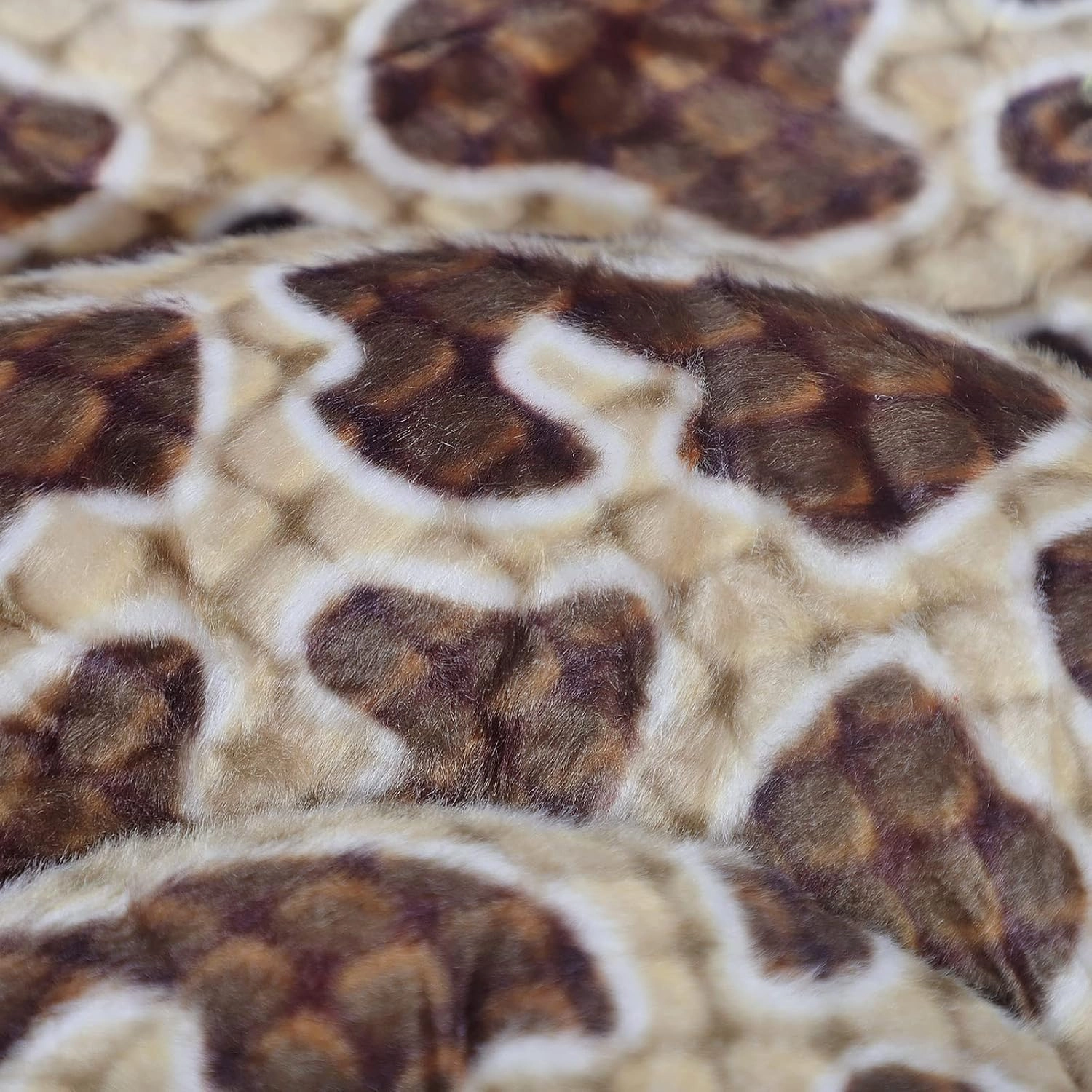 Clobeau 78 Inch Brown Speckled Snake Plush Toy - Lifelike Snake Stuffed Animal, Soft Plush Stuffed Snakes for Kids, Cuddly Reptile Stuff Toy for Children (Brown)