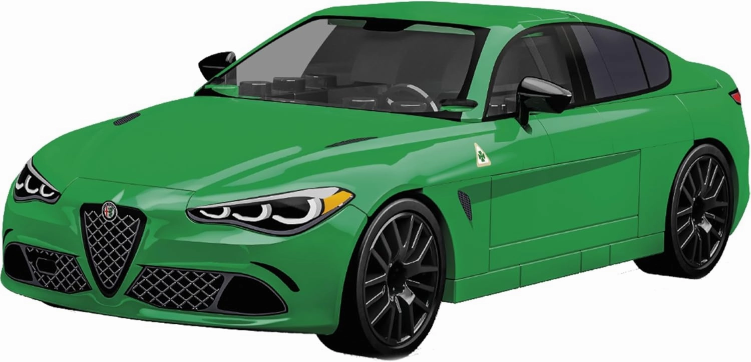 COBI Alfa Romeo Giulia Quadrifoglio Vehicle, Green