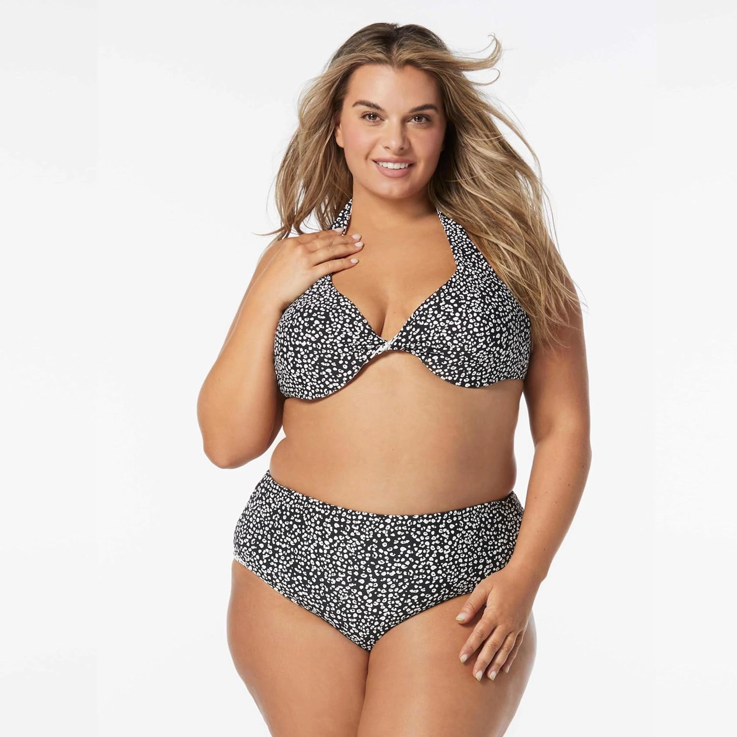 COCO REEF Verso Bra Sized Twist Reversible Underwire Bikini Top — Colorfast Swim Top