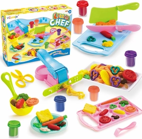 Color Dough Toys for Kid Kitchen Creations Little Chef Color Dough Set Games