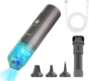 Cordless Handheld Vacuum, 13000Pa High Power Car Vacuum with Brushless Motor and Blower Accessories, for Home and Car Use