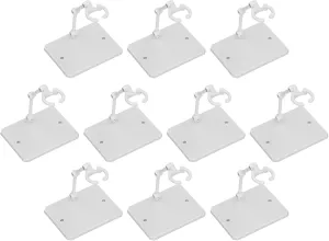 Cosiki Figure Display Holder Base, Adjustable High Stability Figure Model Stand Simple Assembly for 6inch Action Figures (Plastic 2)