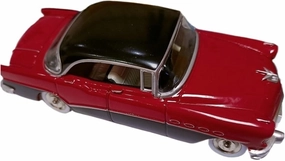 Die Cast Vehicle 1/43 for Buick Roadmaster Riviera Red Black Classic Car Model Diecast Alloy Car Model Miniature Car Models Mini Cars Replica
