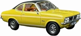 Die Cast Vehicle 1:43 for Vauxhall SportSL Bright Yellow Car Model Alloy Collectible Old Retro Car Model Mini Car Model Mini Cars Replica