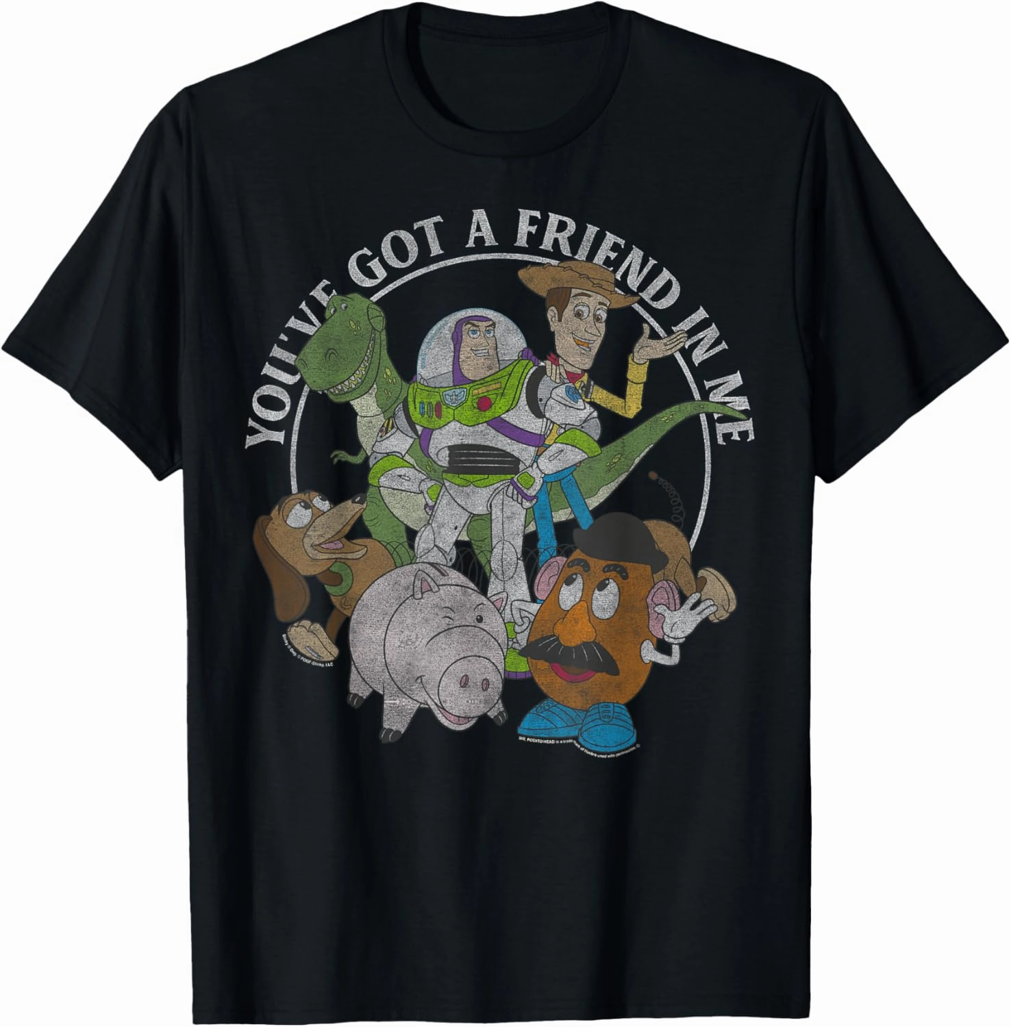 Disney Pixar Toy Story You've Got A Friend In Me Group Shot T-Shirt