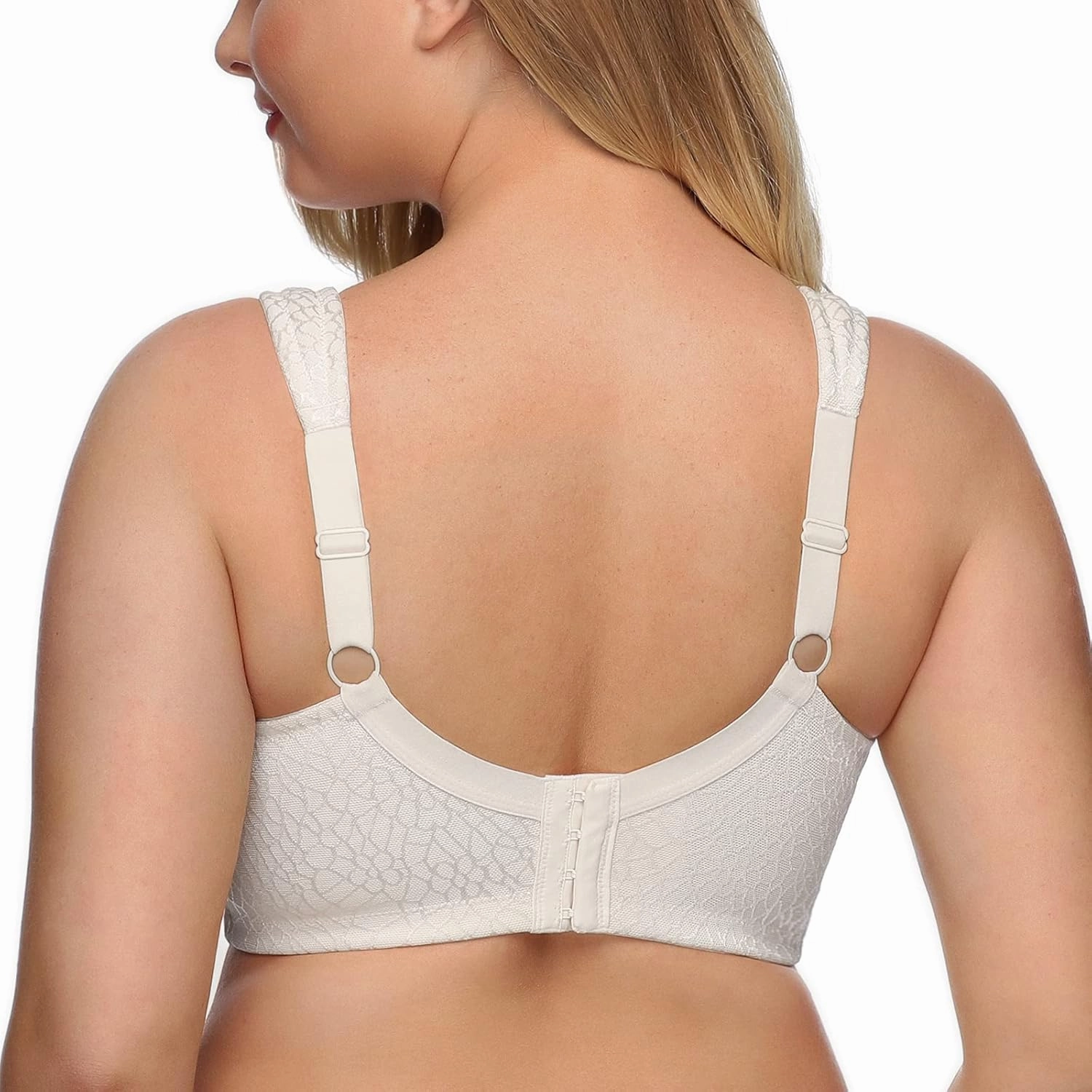 DotVol Women's Full Figure Minimizer Bras Comfort Large Busts Wirefree Non Padded Plus Size Bra