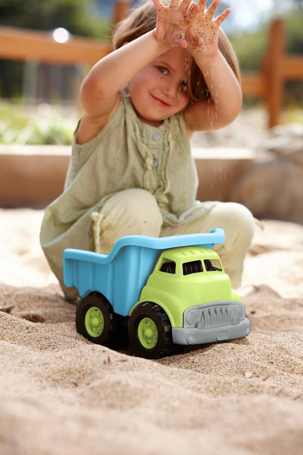 Dump Truck – Green/Blue