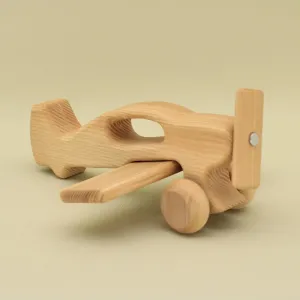 Eco-Friendly Handmade Natural Wooden Airplane FY03: Montessori and Waldorf Educational Influence, Sky Explorer Lotes Toys Baby Gift Free Shipping