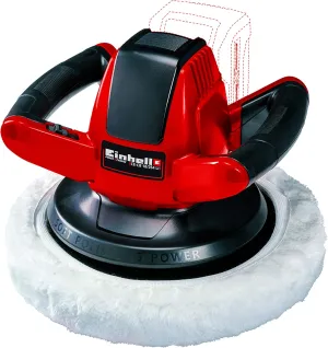Einhell CE-CB Power X-Change 18-Volt Cordless 10-Inch Large Random Orbit Car Rotary Buffer / Polisher, 2500 RPM, 2 Bonnets Included, Tool Only (Battery   Charger Not Included)
