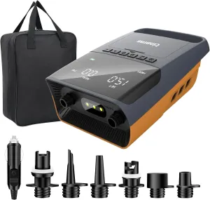 Electric SUP Pump 20PSI High Pressure, 13.5Ah Rechargeable Battery with 7.5-Inch Digital Display, Portable Inflator for Paddle Boards, Kayaks, Boats | Includes Storage Bag